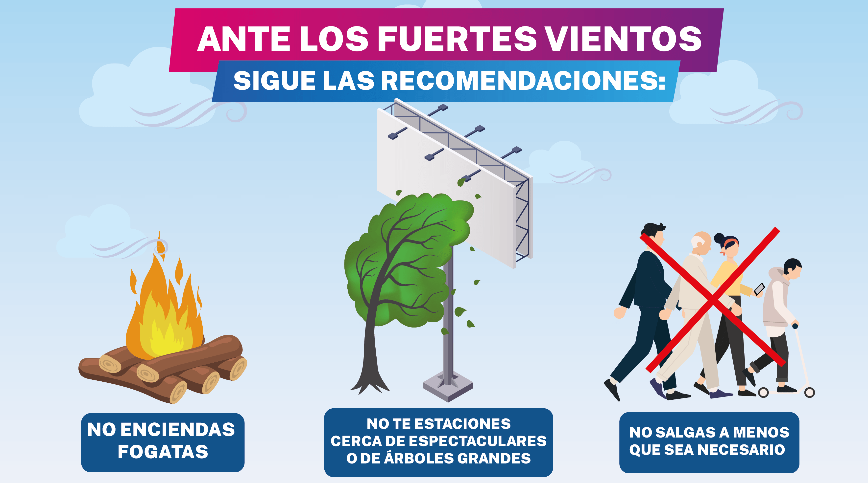 Se prevén rachas de viento de hasta 110 km/h y posibles tolvaneras en Coahuila