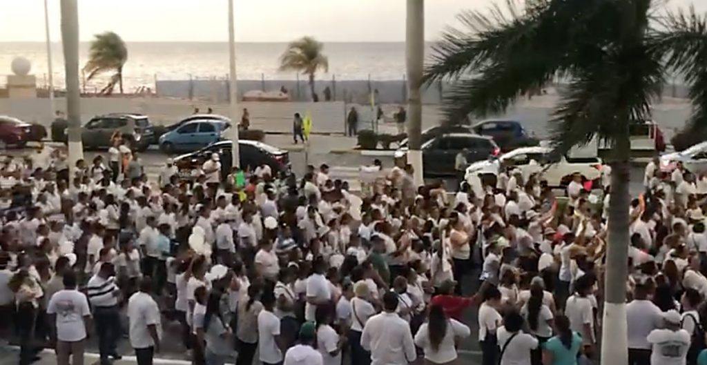 Miles protestan en Campeche contra Layda Sansores por negarse a destituir a la secretaria de Seguridad